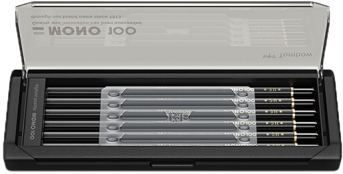 Creioane grafit, 5H, MONO 100, 12 buc/set Tombow