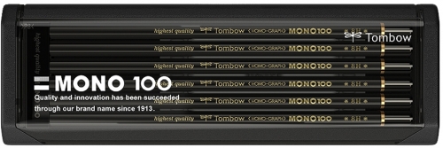Creioane grafit, 8H, MONO 100, 12 buc/set Tombow