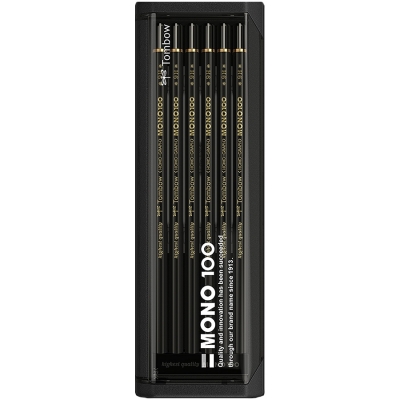 Creioane grafit, 9H, MONO 100, 12 buc/set Tombow