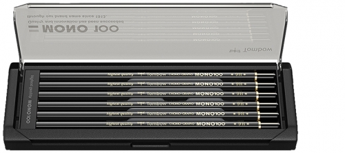 Creioane grafit, 9H, MONO 100, 12 buc/set Tombow