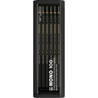 Creioane grafit, B, MONO 100, 12 buc/set Tombow