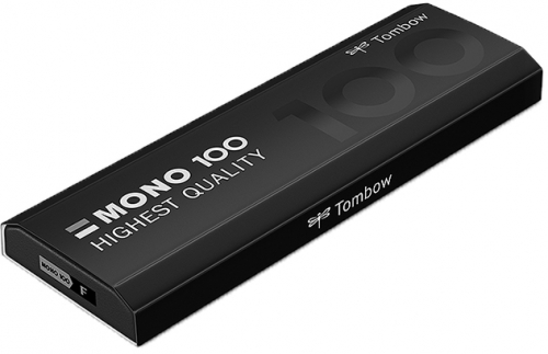 Creioane grafit, F, MONO 100, 12 buc/set Tombow