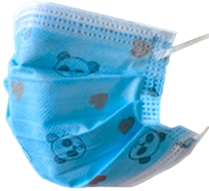 Masca protectie respiratorie, pentru copii, de unica folosinta, 3 straturi, 50 buc/set