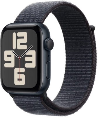 Apple Watch SE (2024), GPS, Carcasa Aluminiu, Sport Loop