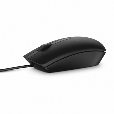 Mouse optic Dell MS116, USB, 1000 DPI, 3 butoane, negru