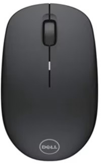 Mouse wireless Dell WM126, optic, 1000 DPI, receptor USB, negru