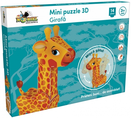 Mini puzzle 3D Girafa Noriel