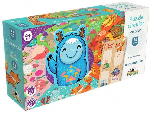 Puzzle Gigant circular Anotimpurile 35 piese Noriel