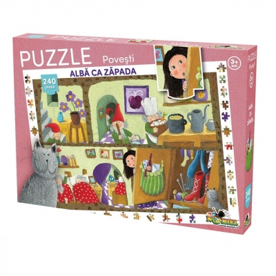 Puzzle cu povesti Alba ca Zapada, 240 piese Noriel