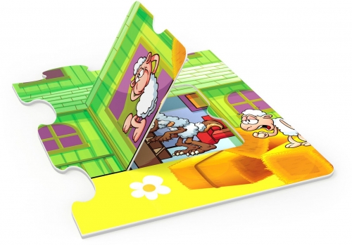 Puzzle cu surprize Ferma 36 piese Noriel