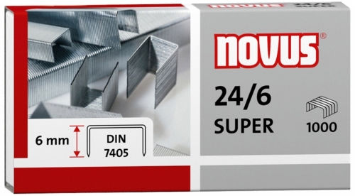 Capse 24/6 super 1000 bucati/cutie Novus