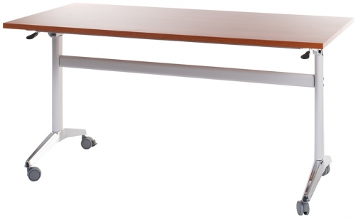 Cadru de birou cu inclinare alb/crom, 155 cm, Stema partner 