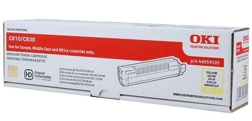 Cartus Toner Yellow 44059105 8K Original Oki C810