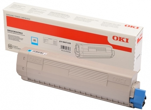 Cartus Toner Cyan 46471103 7K Original Oki C823