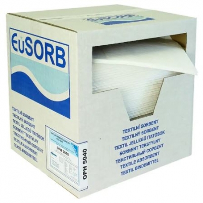 Covorase absorbtie ulei EuSORB, groase, standard, 50 × 40 cm, 100 buc