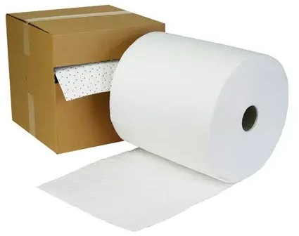 Covor de absorbtie a uleiului, rezistent, Premium, 40 cm × 40 m, perforat