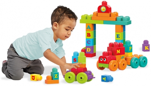 Trenul abc Mega Bloks