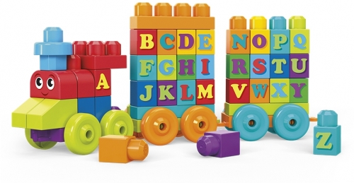 Trenul abc Mega Bloks