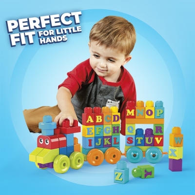 Trenul abc Mega Bloks