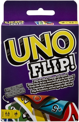 Carti de joc, cu 2 fete, Uno Flip Mattel Games