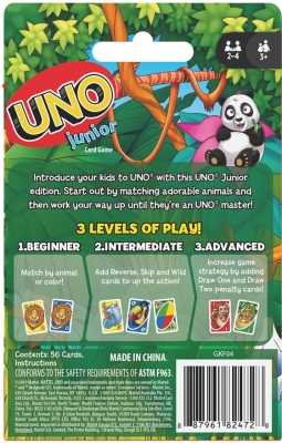 Carti de joc Uno Junior Mattel Games
