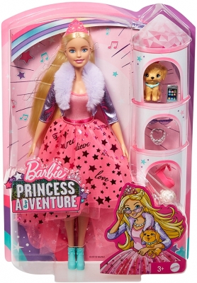 Papusa Printesa cu accesorii Barbie