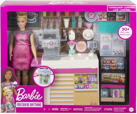 Papusa cu accesorii Cafeneaua Barbie