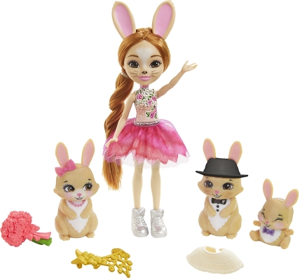 Papusa Royal cu animalute - familia iepurasilor Enchantimals