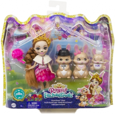 Papusa Royal cu animalute - familia iepurasilor Enchantimals