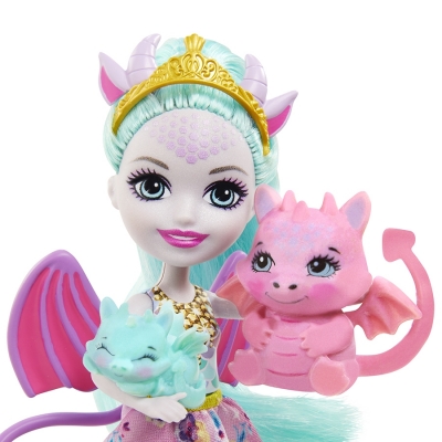 Papusa Royal cu animalute - familia dragonilor Enchantimals