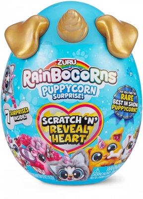 Papusa surpriza Unicornul Curcubeu Catelusul Rainbocorns