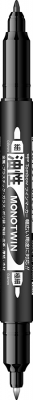 Marker permanent outline, Mono Twin Black, Tombow