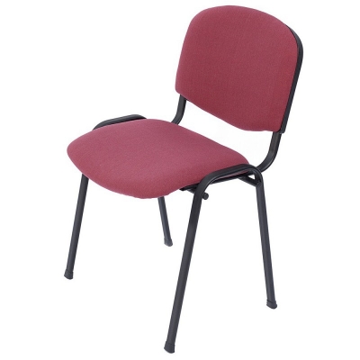 Scaun birou vizitator Taurus TN, fix, stofa, rosu