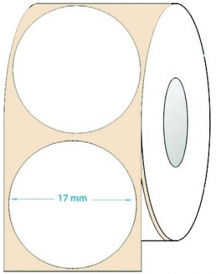 Etichete rotunde 17 mm albastre 2110 bucati/rola