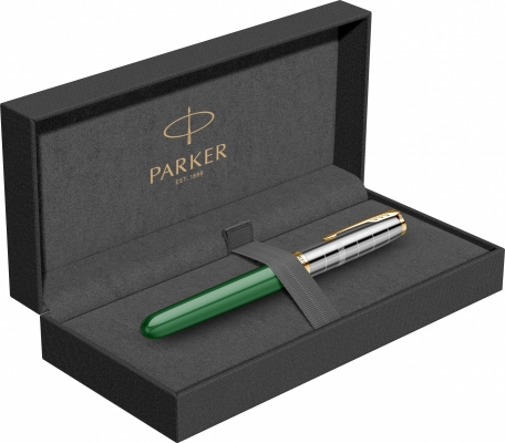 Stilou 51 Royal premium 18k, forest green GT, Parker