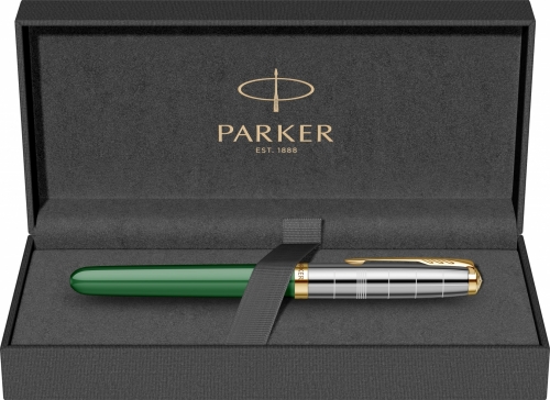Stilou 51 Royal premium 18k, forest green GT, Parker