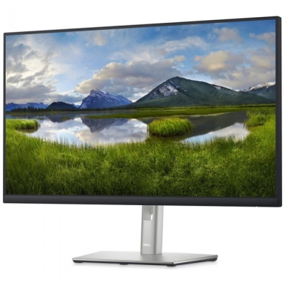 Monitor LED Dell P2722H, 27inch, Full HD, 60Hz, 5ms, HDMI, Display Port, VGA, USB, Argintiu