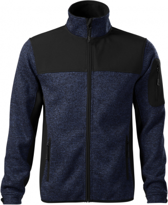 Jacheta Casual softshell pentru barbati knit albastru, Malfini