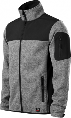Jacheta Casual softshell pentru barbati knit gri deschis, Malfini