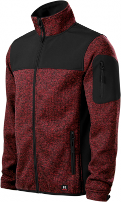 Jacheta Casual softshell pentru barbati knit marlboro rosu, Malfini