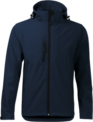 Jacheta Performance softshell pentru barbati knit albastru marin, Malfini