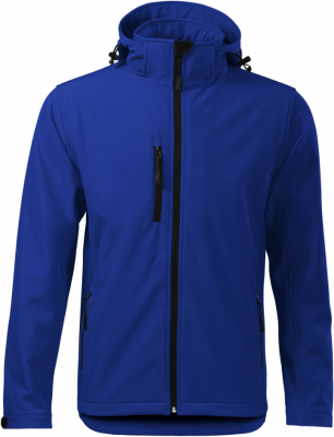 Jacheta Performance softshell pentru barbati knit albastru regal, Malfini