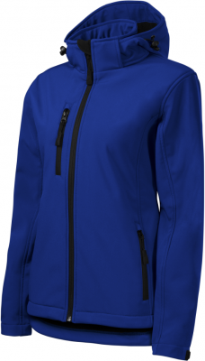 Jacheta Performance softshell pentru dama knit albastru regal, Malfini