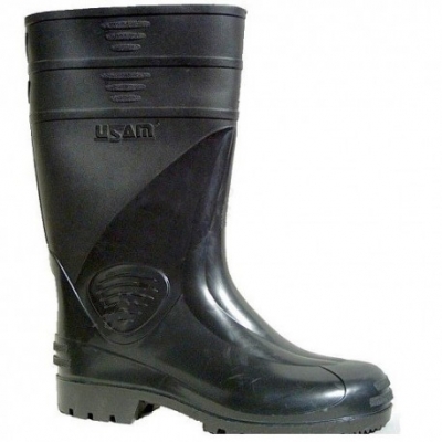 Cizme pvc impermeabile, lungi, negre 