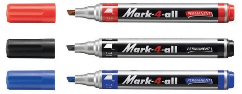 Marker permanent Mark 4 all 1-4 mm Stabilo