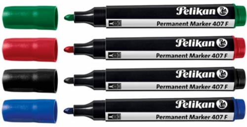 Marker permanent 407 varf rotund Pelikan