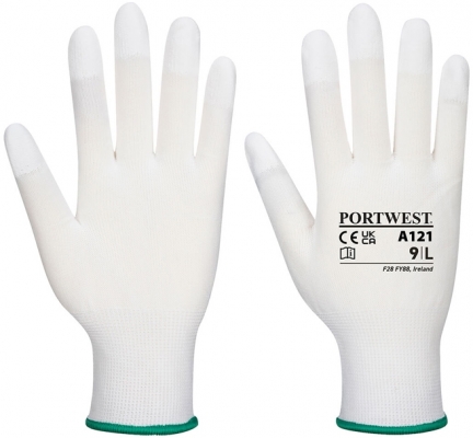 Manusi PU Fingertip, Alb, Portwest 