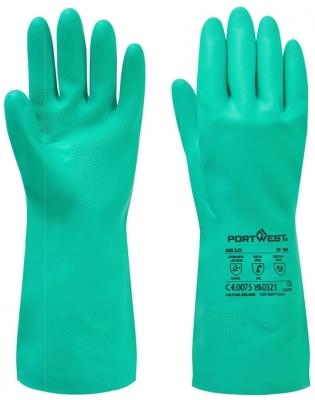 Manusi Nitrosafe Chemical, Verde, Portwest 