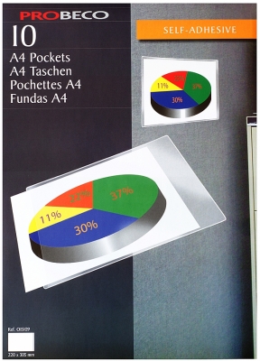 Buzunar autoadeziv 220 x 305 mm Probeco