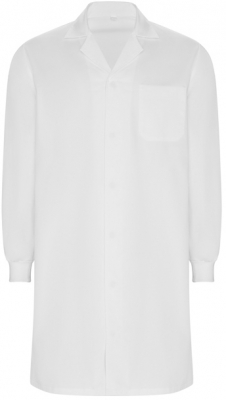 Halat cu maneca lunga Mederi, Unisex, Alb, Roly 